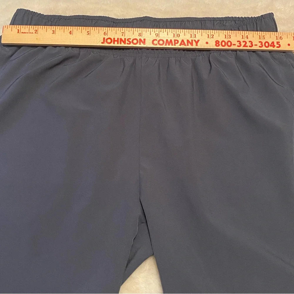 Berkley Jensen men’s active pant size Large Blue zipper cuff elastic waist